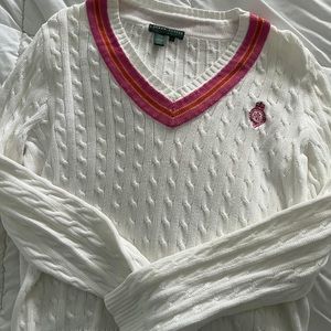 VINTAGE RL Cable Knit Sweater